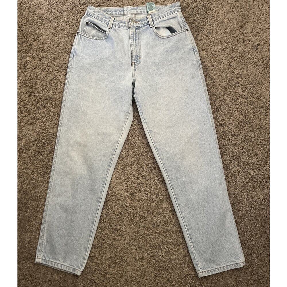 GITANO: Vtg 80s-90s High‎ Waist Mom Blue Jeans Light Stonewashed, Womens 8 SHORT